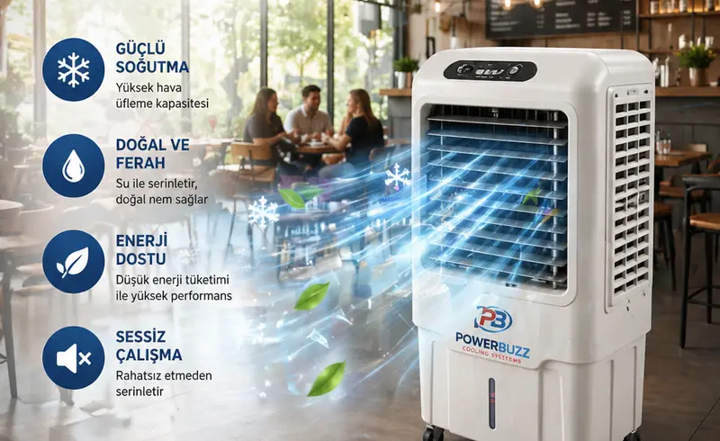 Cafe Bahçesi Soğutma, Soğutucu ve Serinletme Sistemleri Nelerdir?