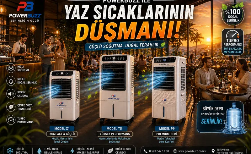 Cafe Dış Mekan Klima Çözümü Soğutma, Soğutucu ve Serinletme Sistemleri Nelerdir?
