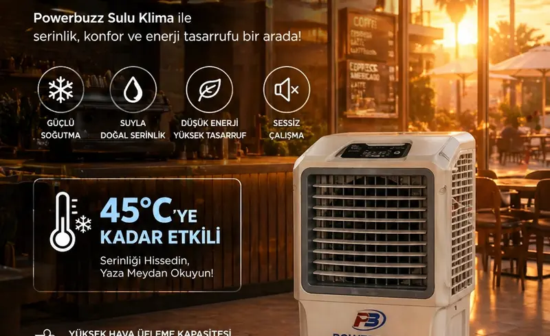 Nargile Cafe Soğutma, Soğutucu ve Serinletme Sistemleri Nelerdir?